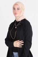 Vêtements hijab BEIGE CHÂLE ALVINA 8138