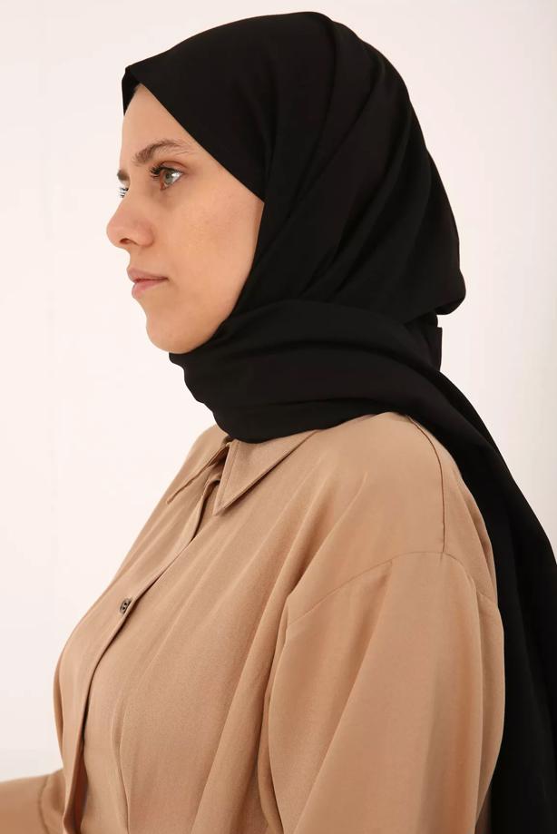 Vêtements hijab  CHÂLE EN COTON 21030 - TRENDTESETTÜR