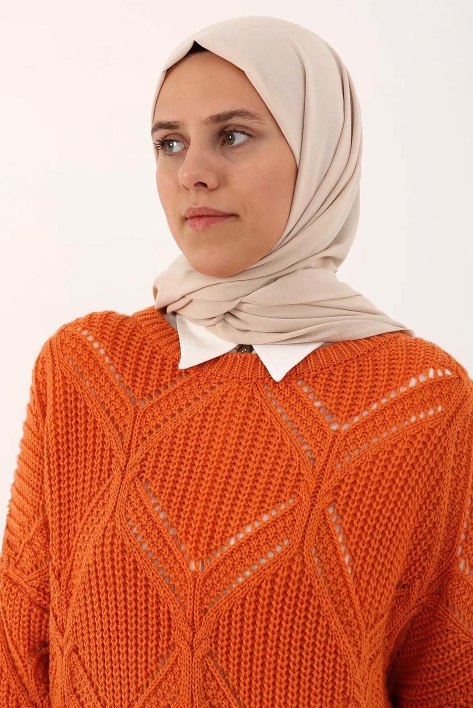 Hijab clothing BEIGE COTTON SHAWL 21030