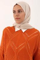 Hijab clothing BEIGE COTTON SHAWL 21030