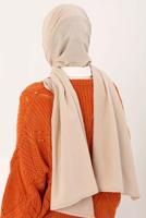 Hijab clothing BEIGE COTTON SHAWL 21030