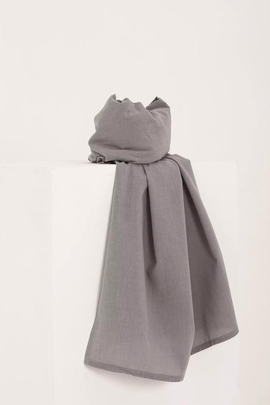 Vêtements hijab ARGENT CHÂLE EN COTON 21030