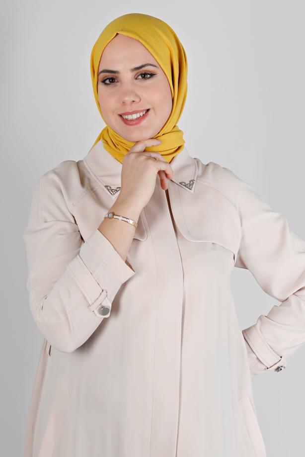 Tesettür giyim  ALVİNA PAMUK AYROBİN ŞAL T 8115 - TRENDTESETTÜR