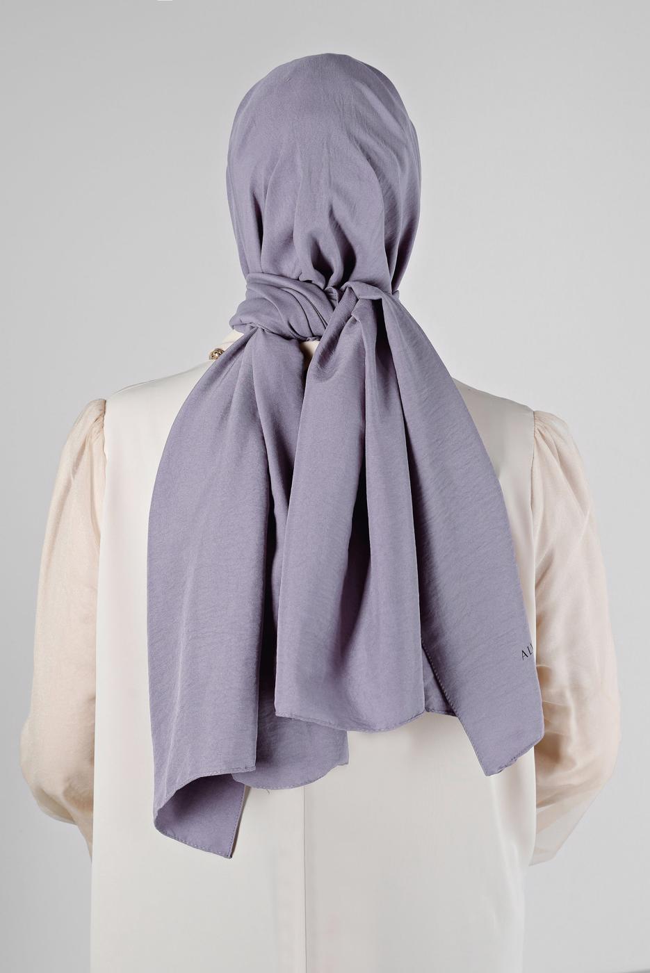 Tesettür giyim MOR ALVİNA PAMUK AYROBİN ŞAL T 8115