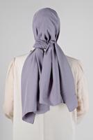 Tesettür giyim MOR ALVİNA PAMUK AYROBİN ŞAL T 8115