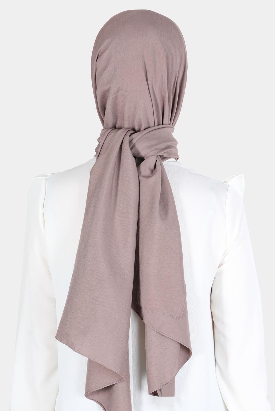 Hijab clothing MINK ALVİNA COTTON AEROBIN SHAWL T 8115