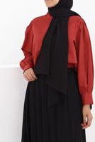 Vêtements hijab NOIR CHÂLE EN COTON 90030