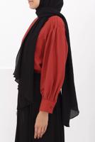Vêtements hijab NOIR CHÂLE EN COTON 90030