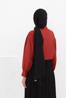 Vêtements hijab NOIR CHÂLE EN COTON 90030