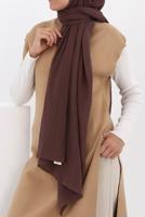 Vêtements hijab BRUN CHÂLE EN COTON 90030