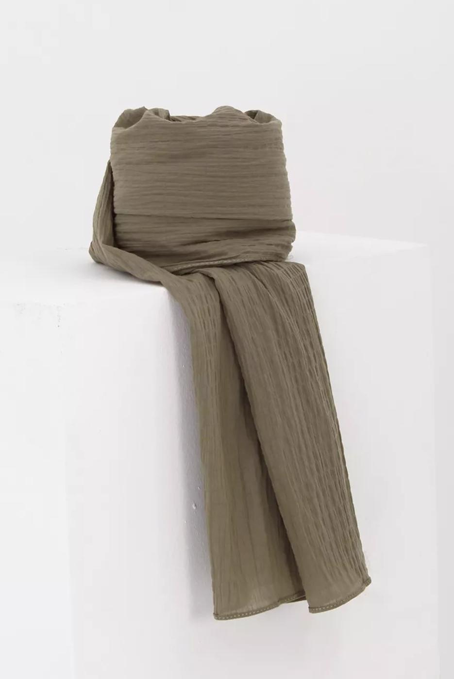 Hijab clothing GREEN COTTON SHAWL 90030