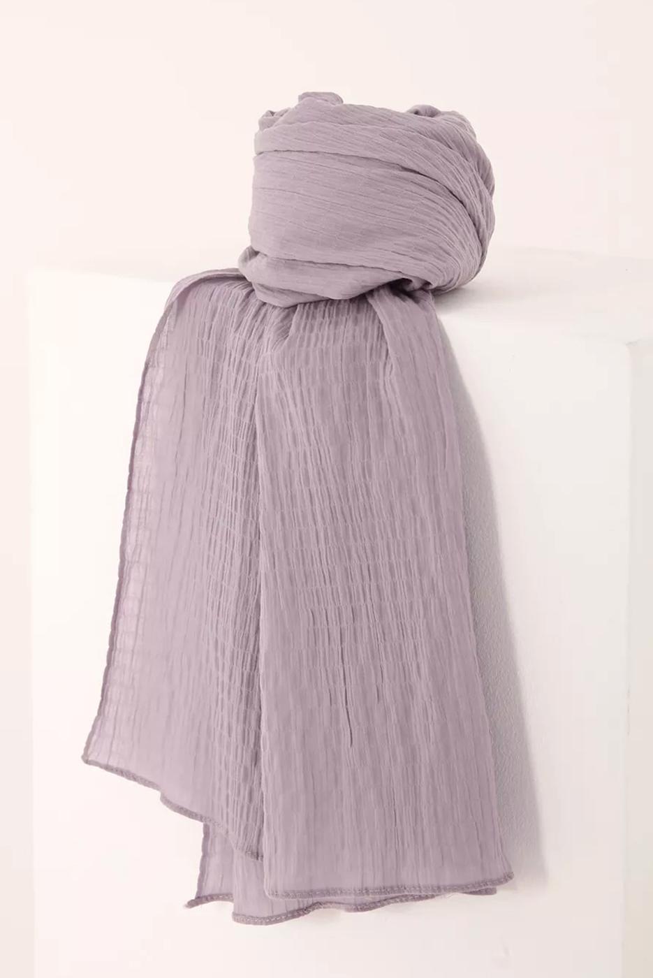 Vêtements hijab POURPRE CHÂLE EN COTON 90030