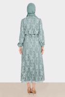 Hijab clothing BLUE ALVINA TWO-PIECES SKIRTED SUIT T 42844