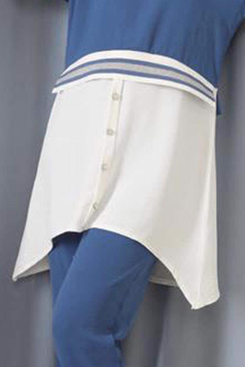 Tesettür giyim LACİVERT PARÇA GÖMLEK DETAYLI PANT. TAKIM 1842 