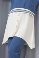 Tesettür giyim LACİVERT PARÇA GÖMLEK DETAYLI PANT. TAKIM 1842 