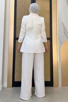 Hijab clothing ECRU CLASSIC PANTS SUIT T 2038