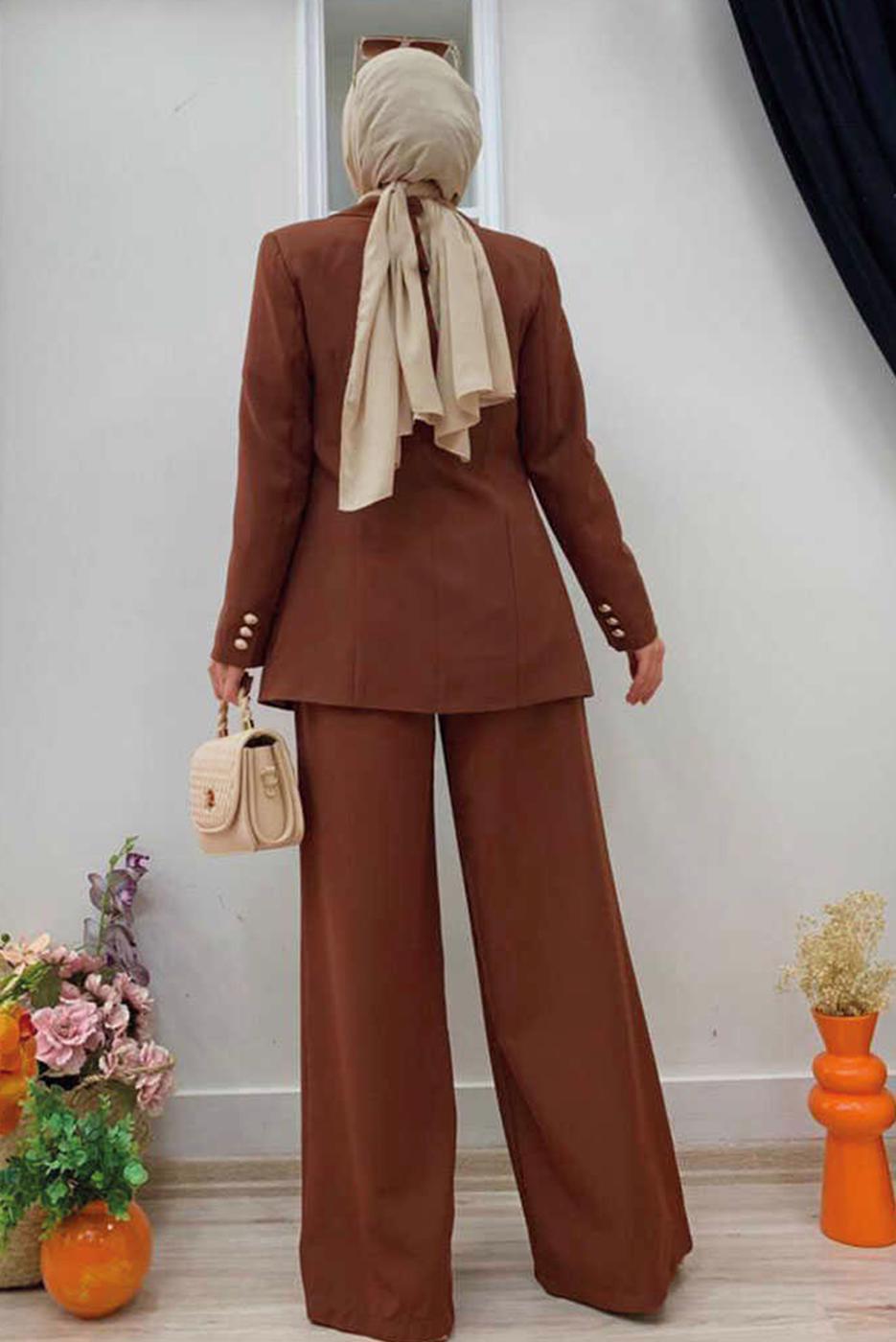 Tesettür giyim TABA T 2038 BYM- PANT. TAKIM