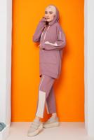 Vêtements hijab ROSE ENSEMBLE SURVÊTEMENT PANTALON 2 COULEURS 2822 