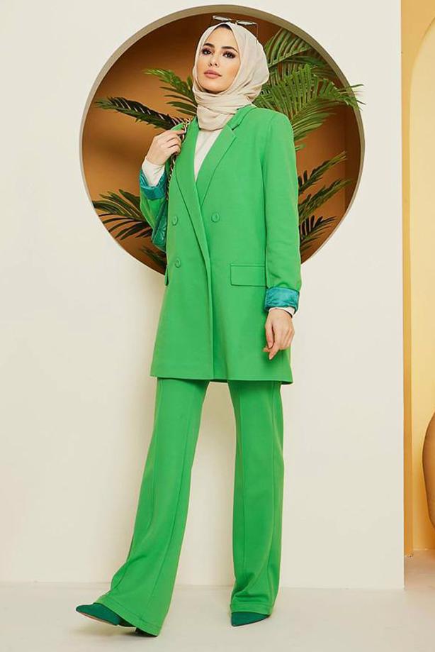 Vêtements hijab  CLASSIC PANTS SUIT 77051  - TRENDTESETTÜR