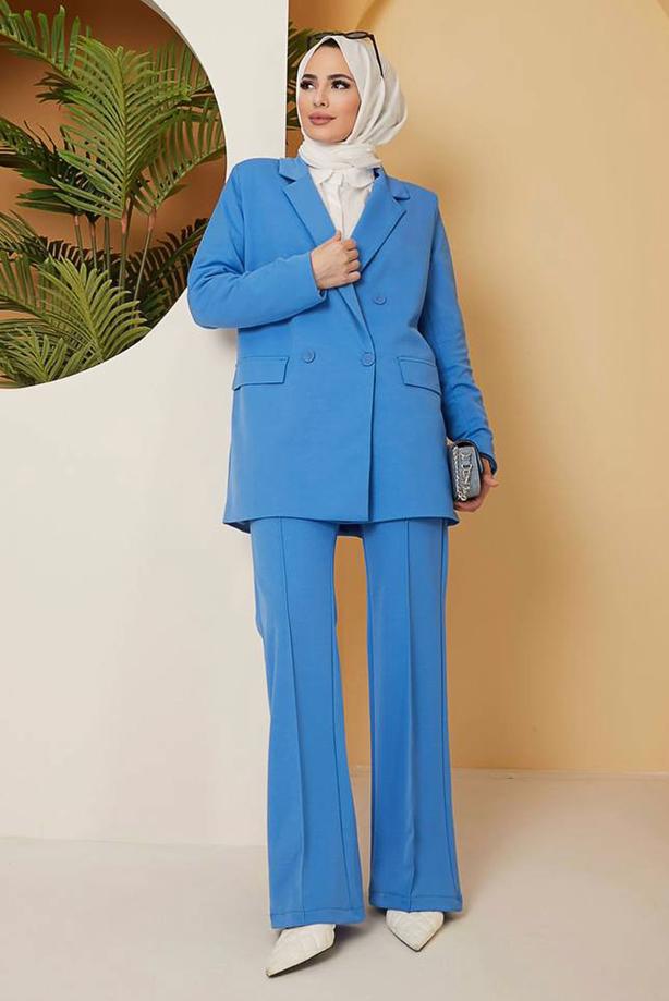 Vêtements hijab  CLASSIC PANTS SUIT 77051  - TRENDTESETTÜR