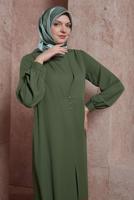 Hijab clothing KHAKI ALVINA CARGIGAN LOOKING OVERALL T 42766