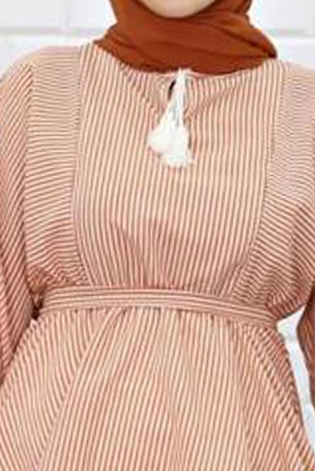 Vêtements hijab  STRIPED TUNIC 1218  - TRENDTESETTÜR