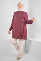 Vêtements hijab ROSE ALVINA TUNIQUE GRANDE TAILLE T 20247