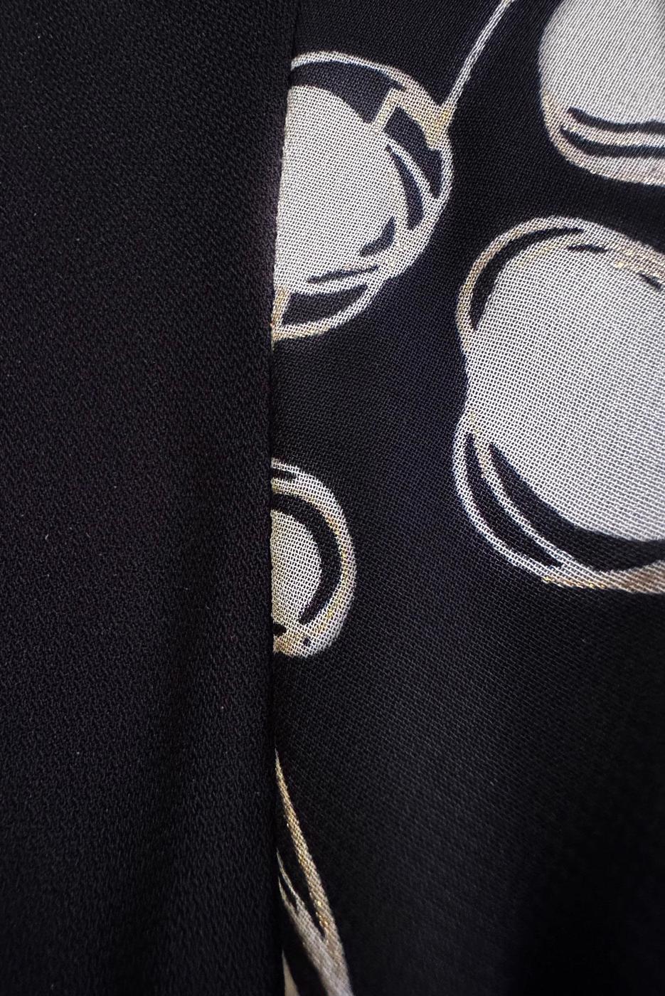 Tesettür giyim SİYAH ALVİNA KOLU DESENLİ TUNİK T 20255