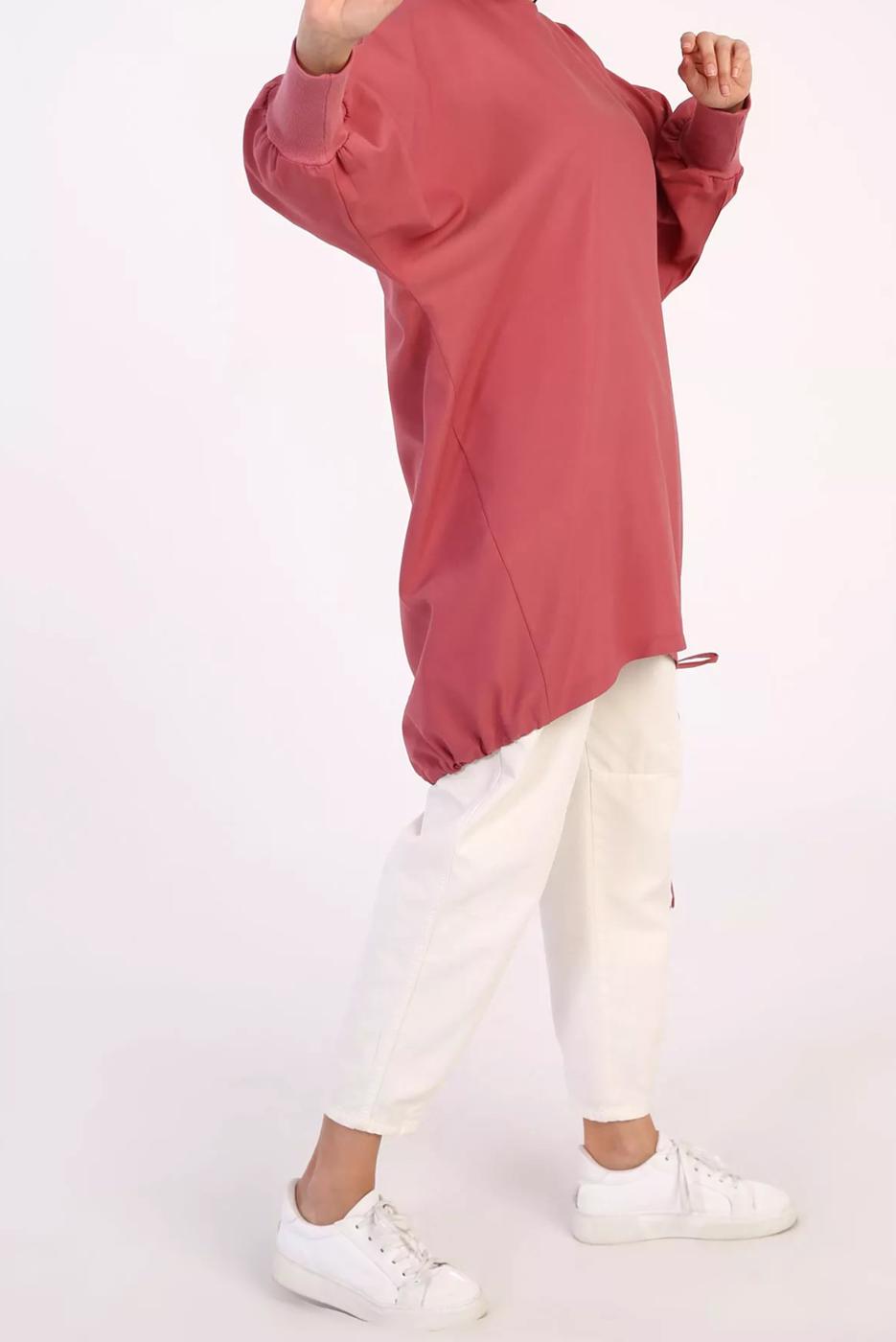 Vêtements hijab ROSE TUNIQUE POIGNETS ELASTIQUE 40005