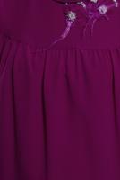 Tesettür giyim FUŞYA ALVİNA TAŞ DETAYLI TUNİK T 42902