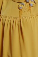 Tesettür giyim SARI ALVİNA TAŞ DETAYLI TUNİK T 42902