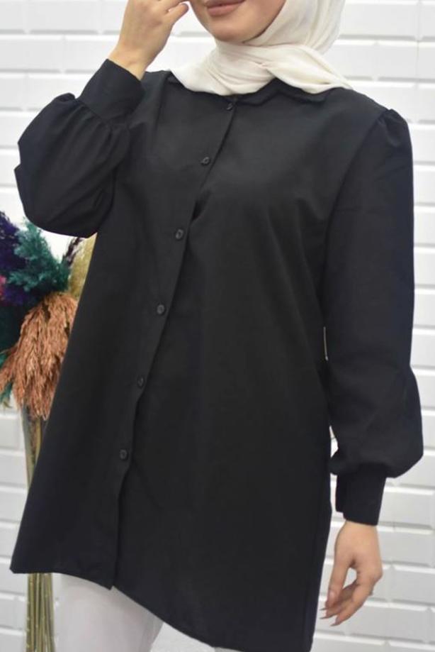 Vêtements hijab  BUTTONED SALAS TUNIC 5125  - TRENDTESETTÜR