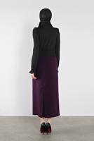Hijab clothing BLACK ALVİNA ELASTIC WAIST BLOUSE 41209 