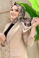 Vêtements hijab BEIGE VESTE REMBOURRÉE À BOUTONS T 0667