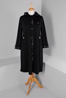 Tesettür giyim SİYAH ALVİNA KAPÜŞONLU GİY ÇIK T 20326