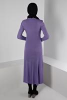 Hijab clothing PURPLE ALVINA KNITWEAR DRESS T 43202