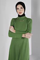 Hijab clothing GREEN ALVINA KNITWEAR DRESS T 43202