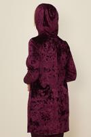 Tesettür giyim BORDO T 43451 ALV NEW DESTİNY EŞOFMAN TUNİK 40/46 TEK38