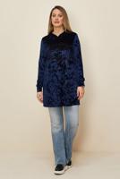 Tesettür giyim LACİVERT T 43451 ALV NEW DESTİNY EŞOFMAN TUNİK 40/46 TEK38