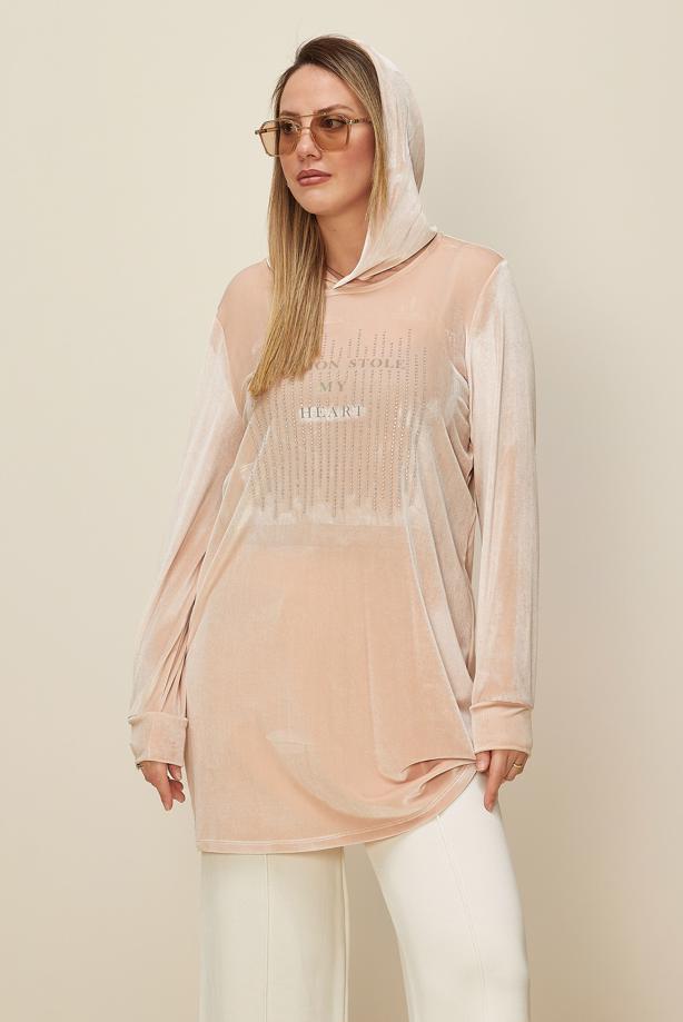 Tesettür giyim PEMBE T 43451 ALV NEW DESTİNY EŞOFMAN TUNİK 40/46 TEK38 - TRENDTESETTÜR