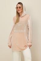 Tesettür giyim PEMBE T 43451 ALV NEW DESTİNY EŞOFMAN TUNİK 40/46 TEK38