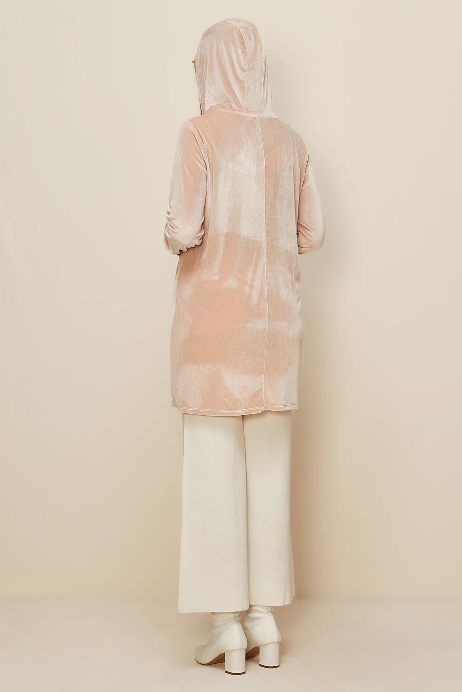 Tesettür giyim PEMBE T 43451 ALV NEW DESTİNY EŞOFMAN TUNİK 40/46 TEK38