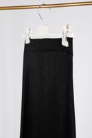 Tesettür giyim SİYAH PİLİSELİ SÜET ETEK 1698