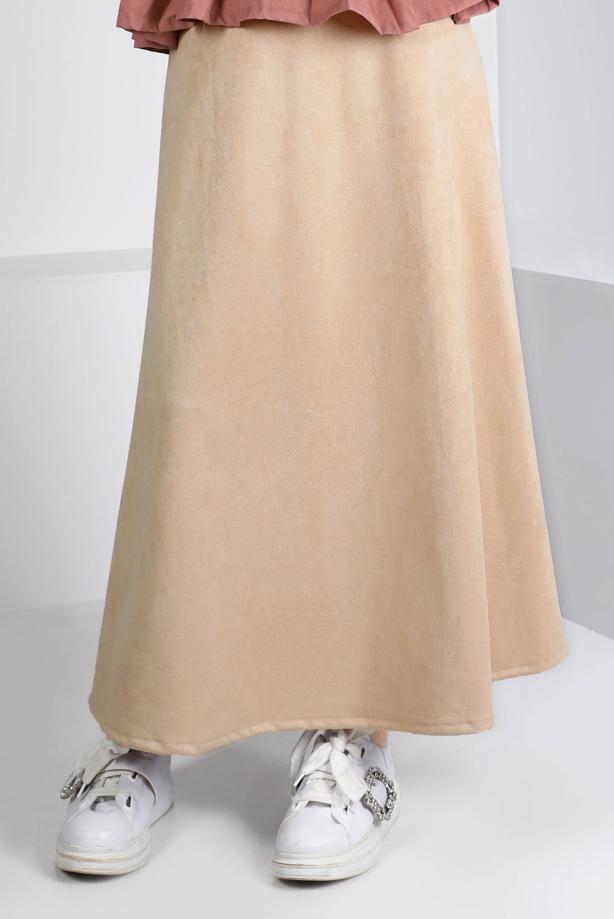 Vêtements hijab  SUEDE FLARE SKIRT 30329  - TRENDTESETTÜR