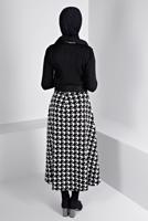 Tesettür giyim SİYAH ALVİNA TRİKO ETEK T 60320