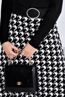 Tesettür giyim SİYAH ALVİNA TRİKO ETEK T 60320