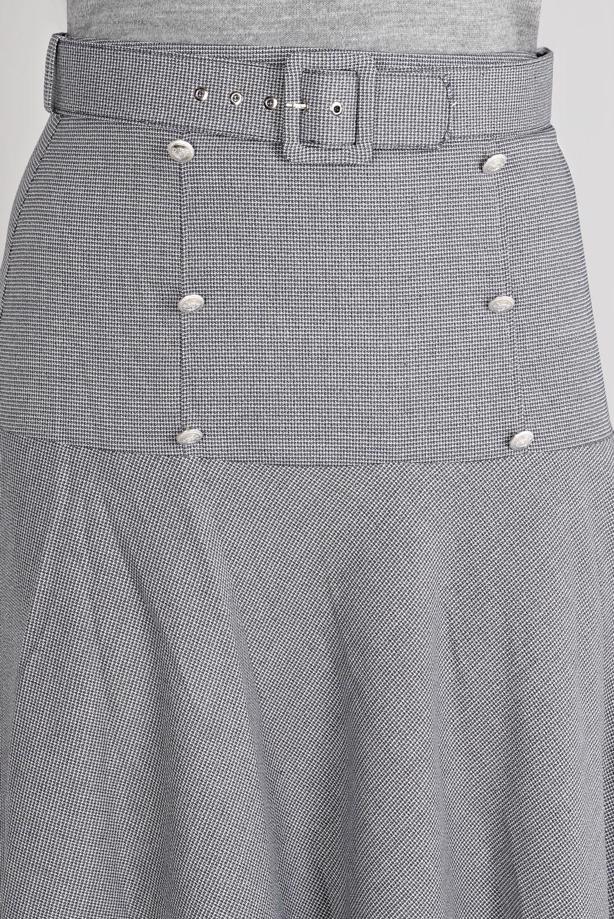 Vêtements hijab BLEU MARINE JUPE CEINTURE ALVINA T 60330 - TRENDTESETTÜR