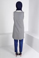 Tesettür giyim LACİVERT ALVİNA KAZAYAĞI DESENLİ JİLE T 43431