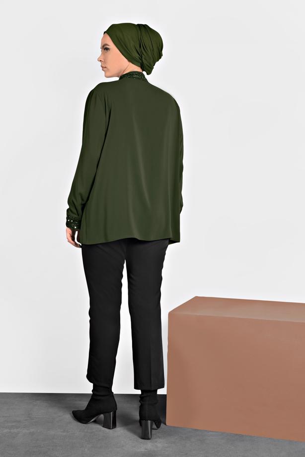 Vêtements hijab NOIR ALVİNA COUPE CLASSIQUE PANTALON 70037 - TRENDTESETTÜR