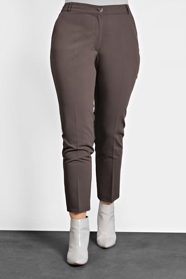 Vêtements hijab BRUN ALVİNA COUPE CLASSIQUE PANTALON 70037 - TRENDTESETTÜR